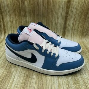 Nike Air Jordan 1 Low SE Armory Navy Men's Size 14 Blue White Red HM3711-144 NEW
